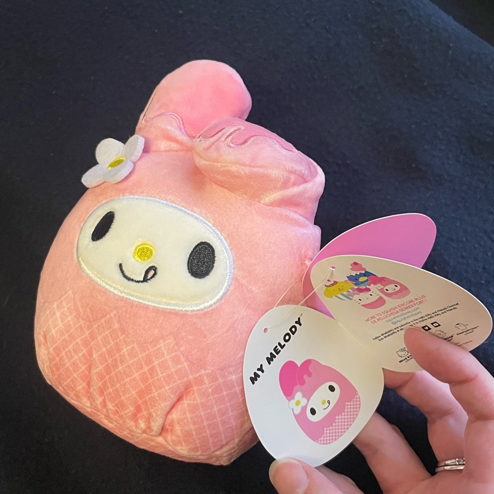 Sanrio Squishmallow My Melody, NWT, approximately 7” in height (including ear) - Picture 3 of 9
